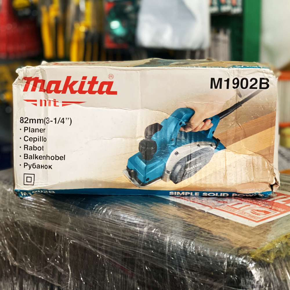Makita MT M1902B Wood Planer 82mm (3-1/4 inch) 580W (Damaged Box) | Discounts by KHM Megatools Corp. Makita MT M1902B Wood Planer 82mm (3-1/4 inch) 580W (Damaged Box) | Discounts by KHM Megatools Corp.